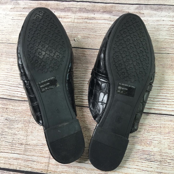 Black Mule Slides Size:8 - Picture 6 of 10